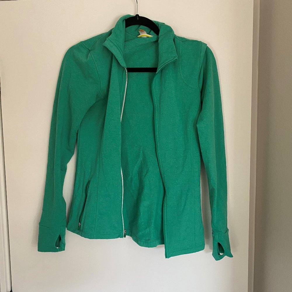 Green Lucy workout sweatshirt